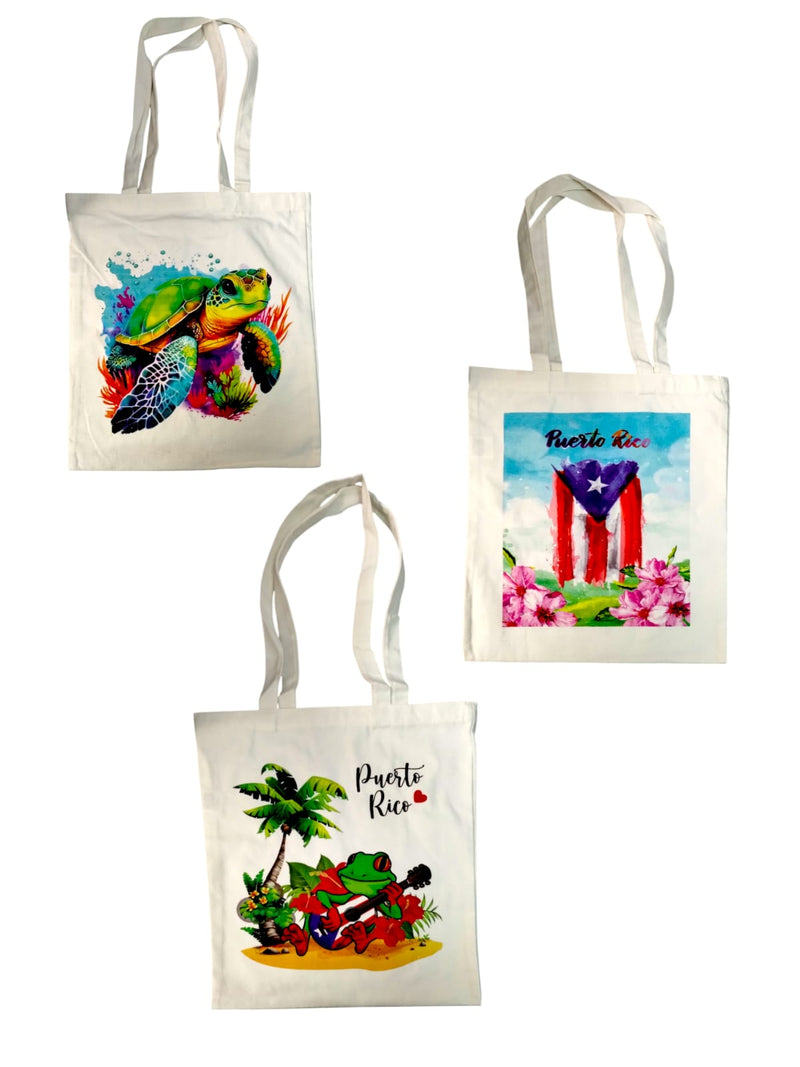 Souvenirs de Puerto Rico- Bag Canvas