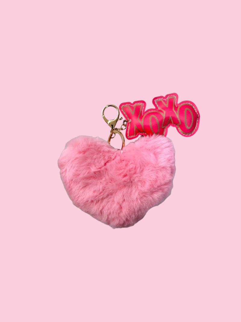 Valentine's Day- Plush Heart Valentine Keyring