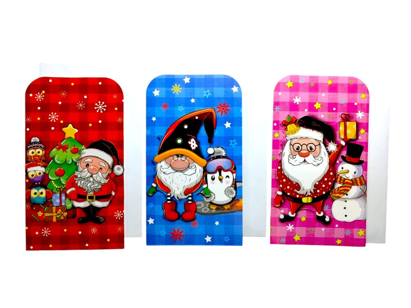 Navidad- 3D Money Holder Cards