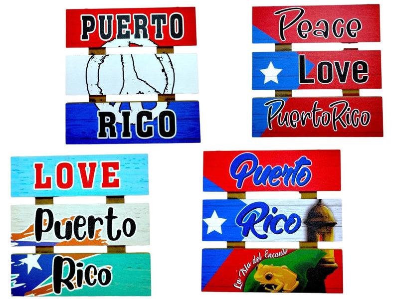 Souvenirs de Puerto Rico- MDF Wall Plaque