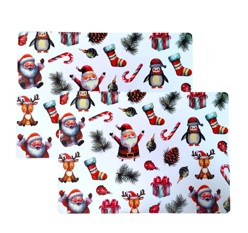 Navidad- 2pk Kitchen Placemats Protect Your Table