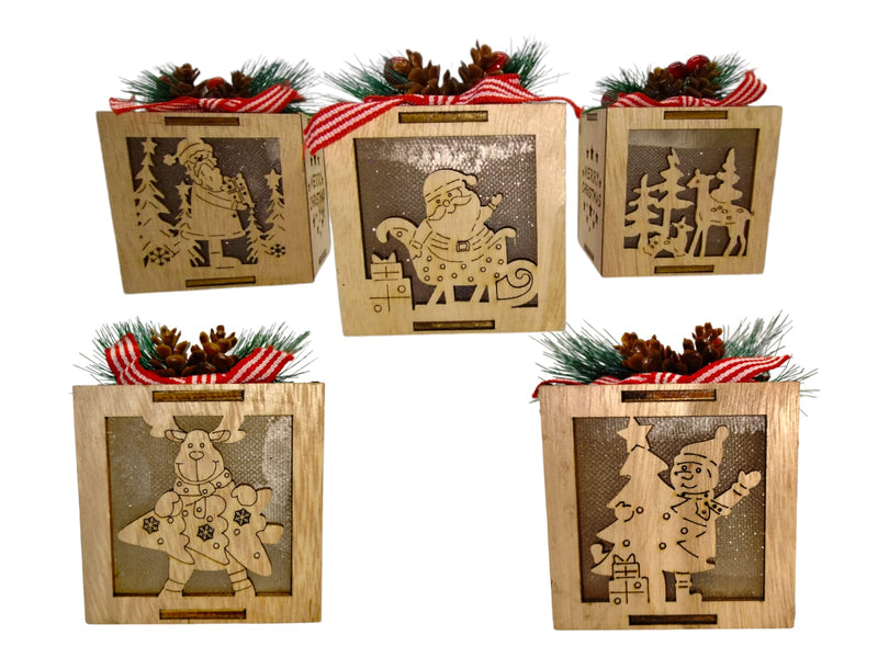 AW Holiday-Wooden Christmas Ornament 1pk