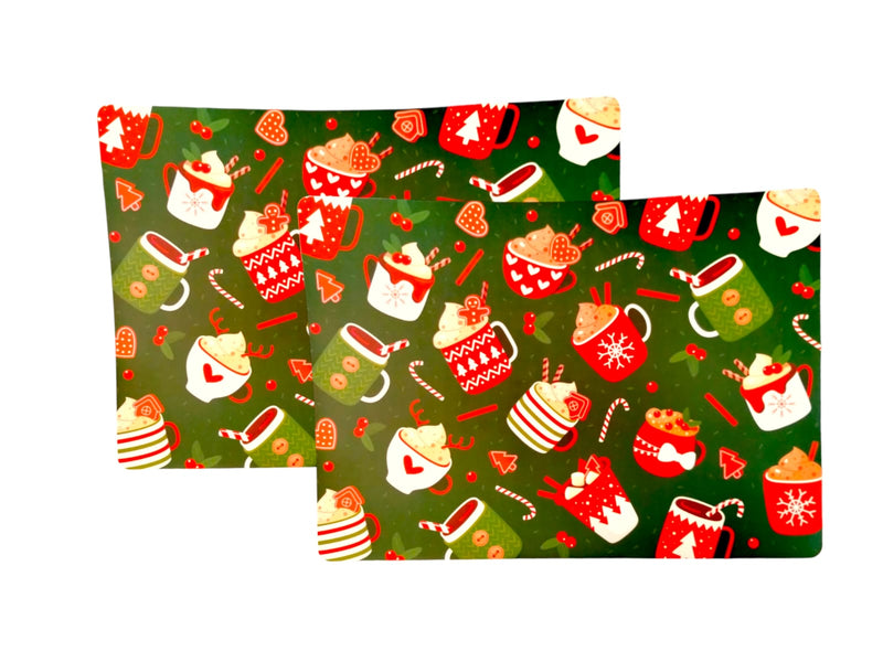 Navidad- 2pk Kitchen Placemats Protect Your Table