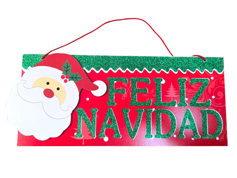 Navidad-Xmas Wall Decor 5.9"x14"