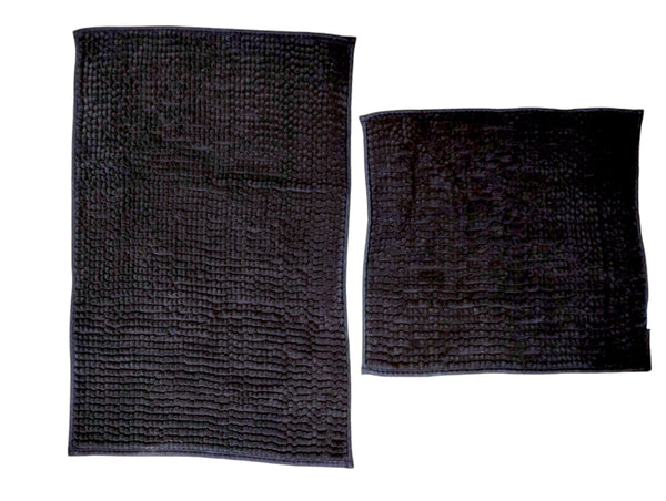 Otoño- 2PC Bath Mat Set (black)