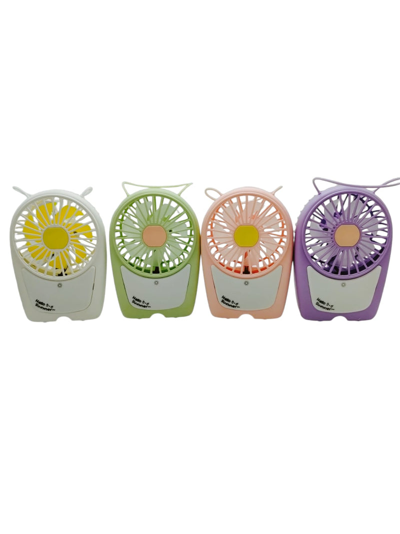 Rechargeable fan with light