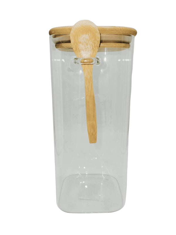 Large 1600ml glass canister