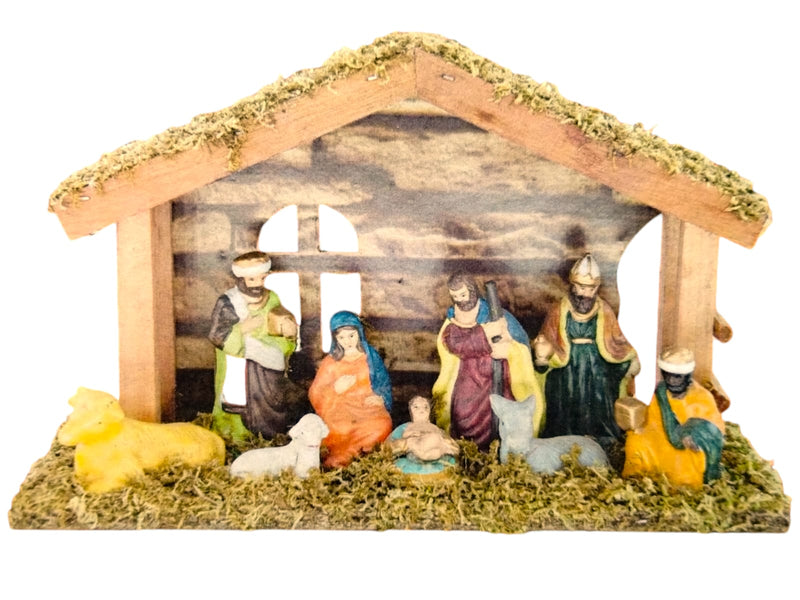 6pcs/ 9pcs Porcelain Nativity Set