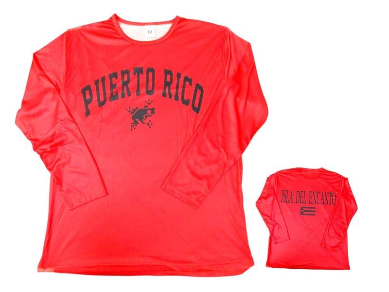 Souvenirs de Puerto Rico- T-Shirt de Mangas Largas