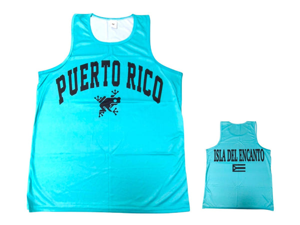 Souvenirs de Puerto Rico- T-Shirt de Sin Mangas