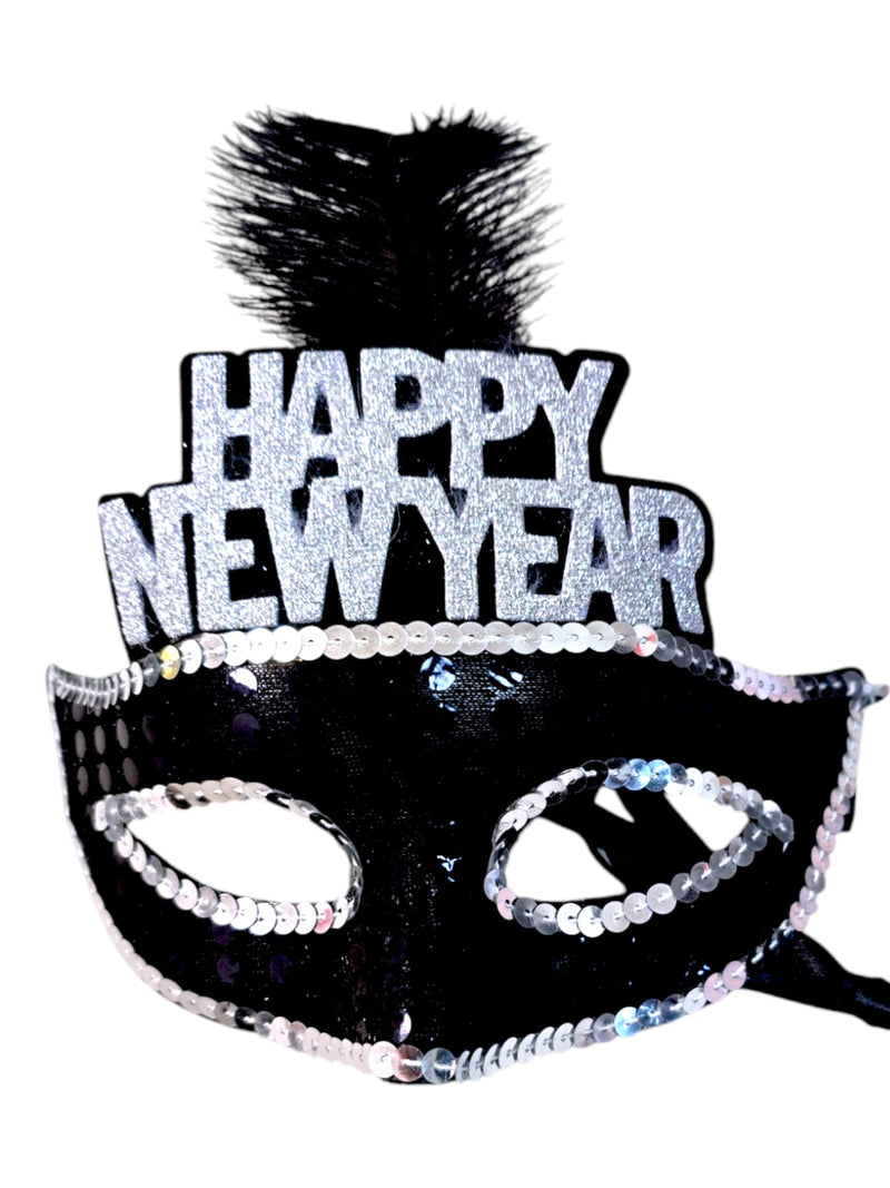 Happy New Year- Masquerade Mask/ Headband