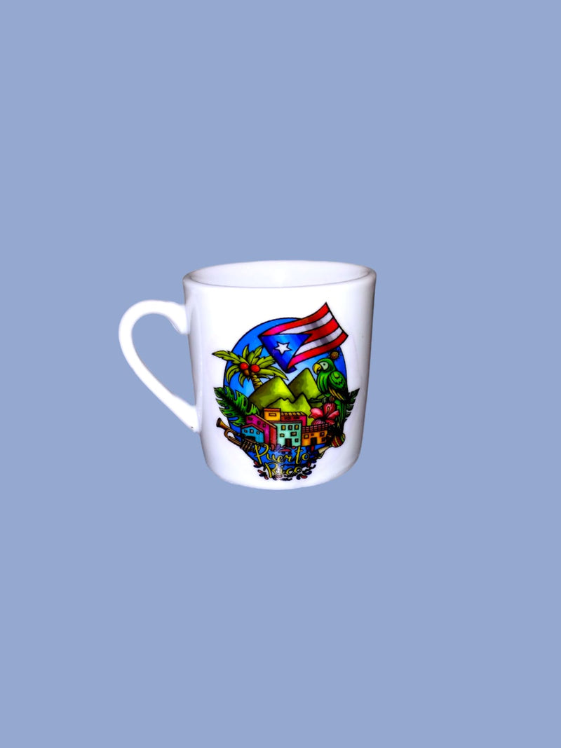 Souvenirs de Puerto Rico- Mini Taza de Puerto Rico