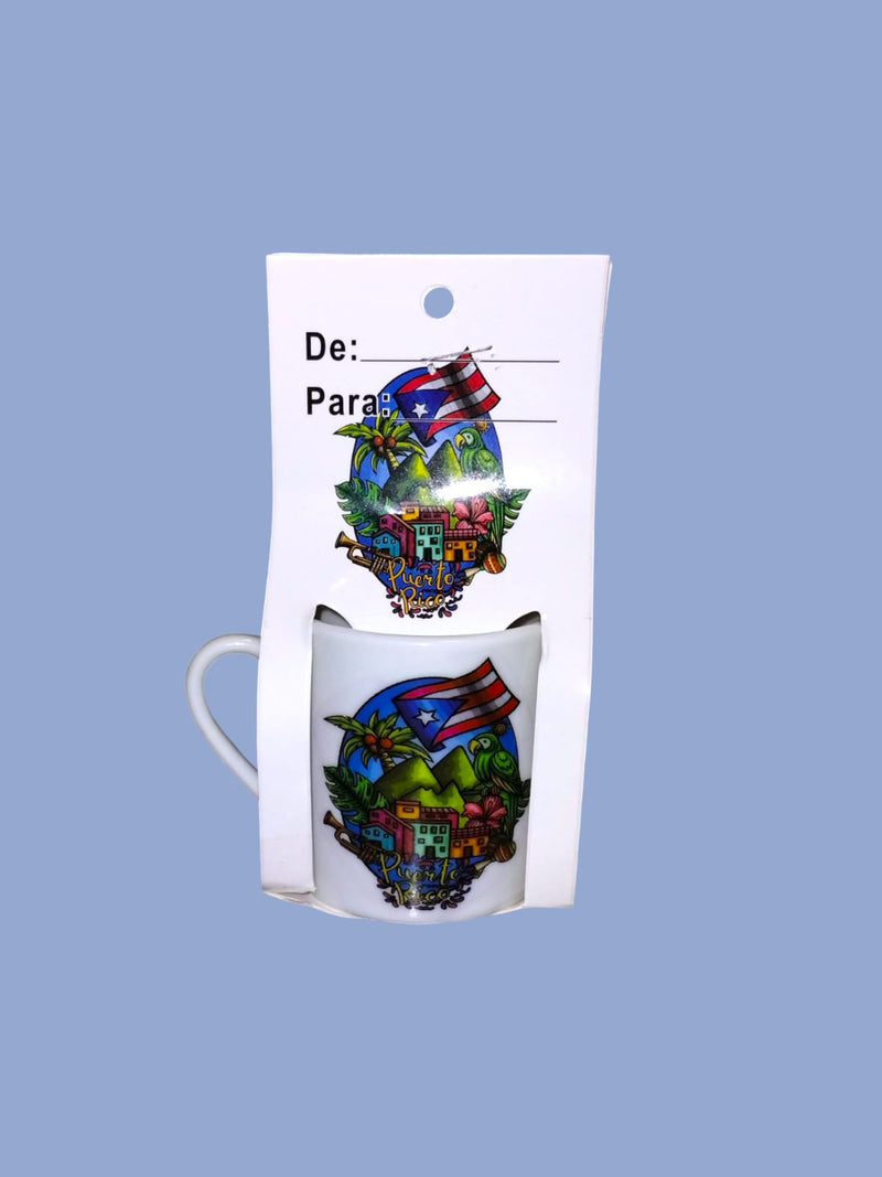 Souvenirs de Puerto Rico- Mini Taza de Puerto Rico