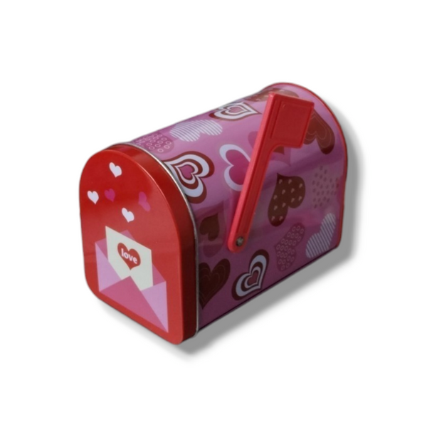 Valentine's Day - Small Tin Mailbox