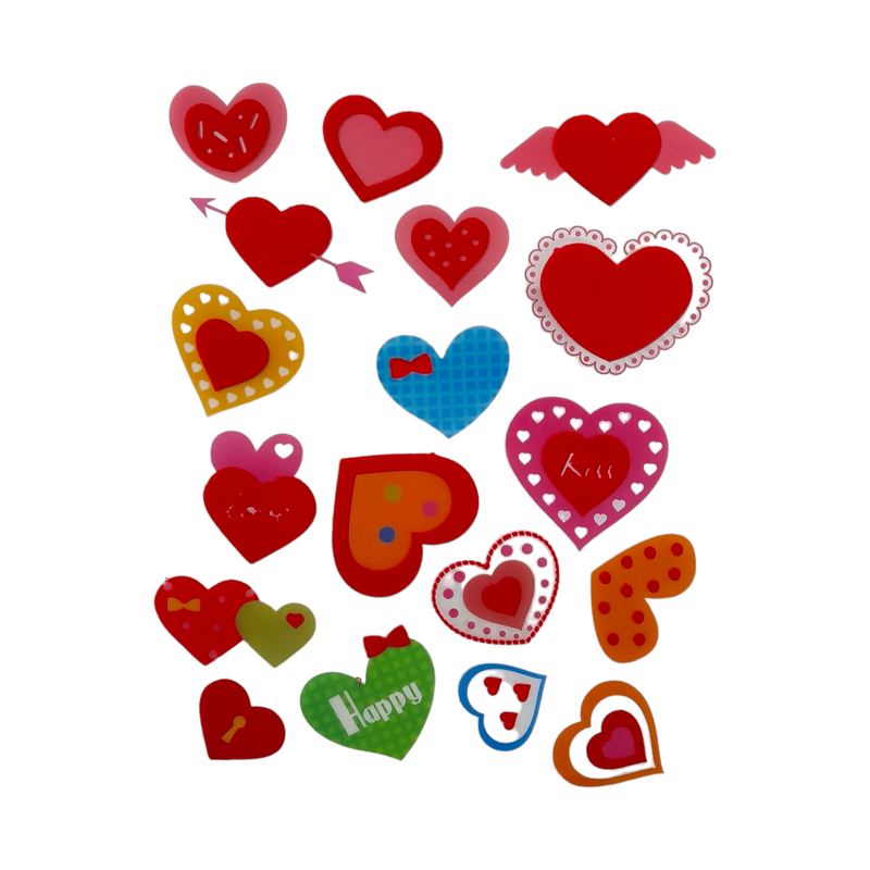 Valentine's Day - Sticker Set (18pcs)