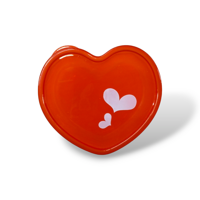 Valentine's Day - Heart Shaped Plastic Container