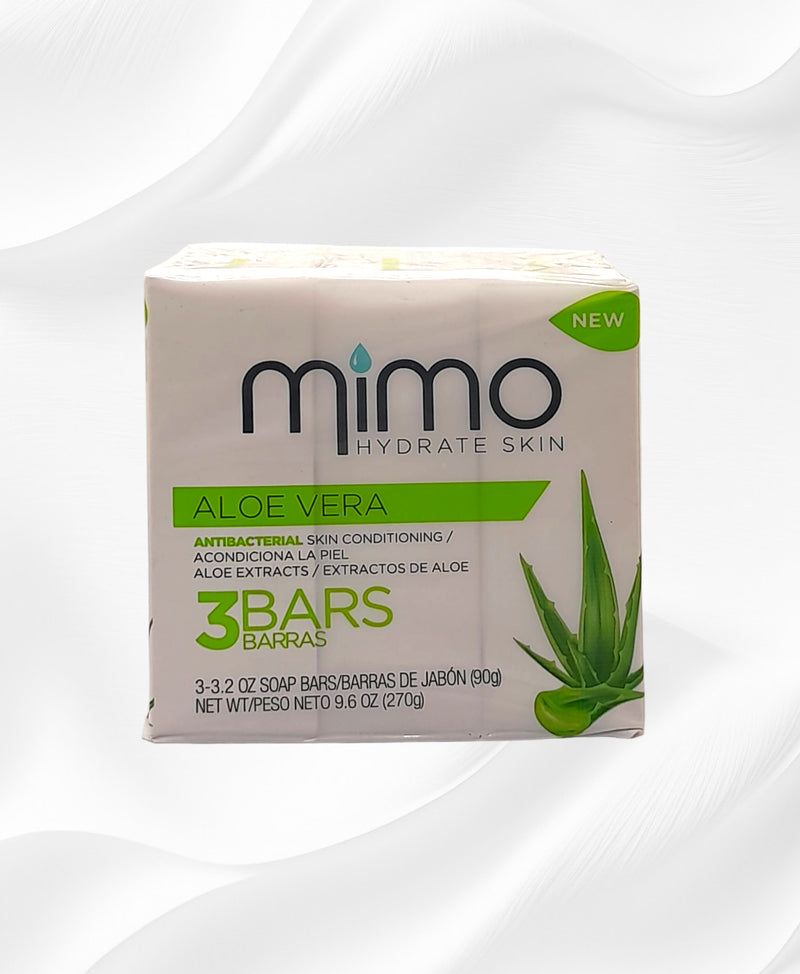 Jabón Mimo Antibacterial - Aloe Vera 3 Barras/9.6oz