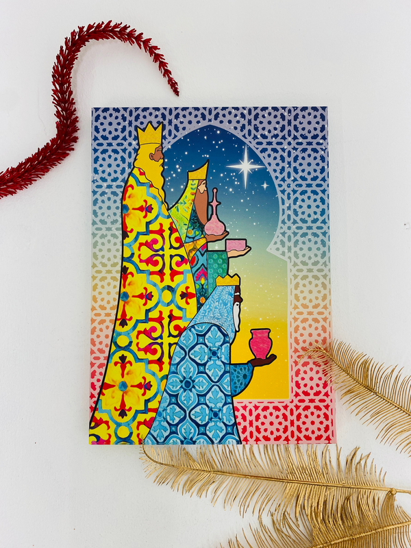 Cuadro en Canva- Tres Reyes Magos (3 Kings)