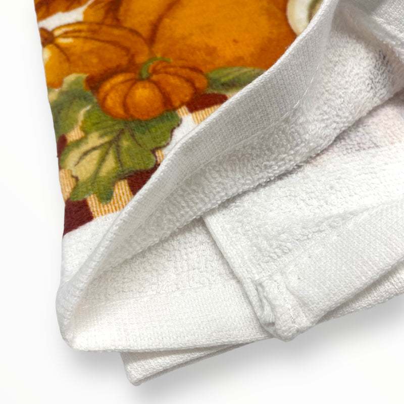 Thanksgiving - Printed Velour Kitchen Towel (15''x 25'')