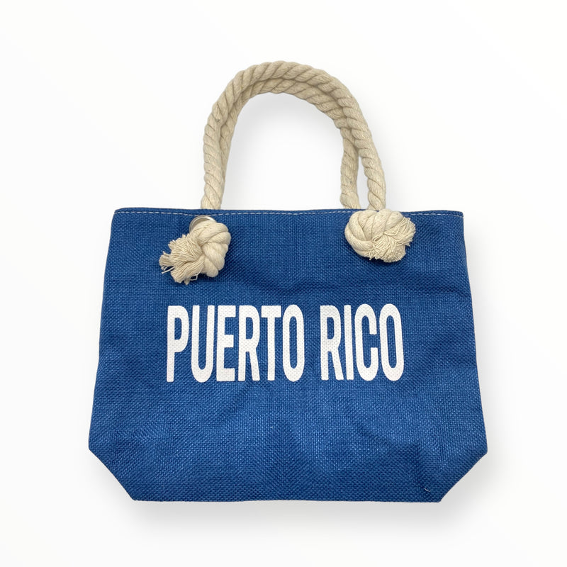 Souvenirs de Puerto Rico - Bolso Mediano ''Puerto Rico'' (29x23x9cm)