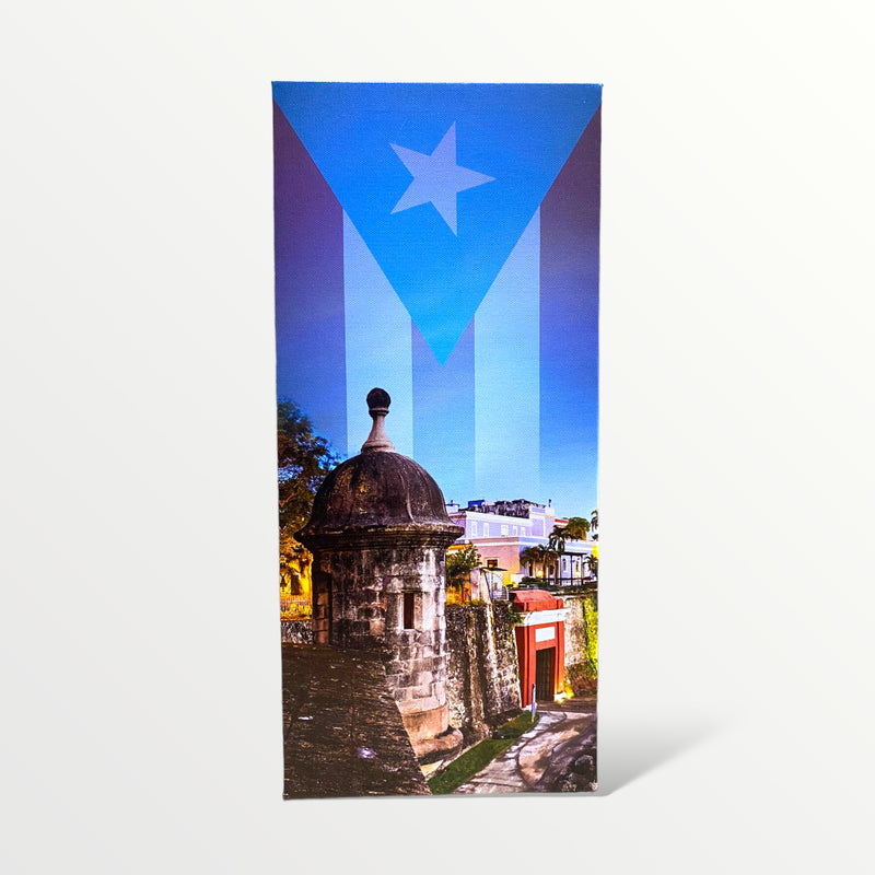 Souvenir from Puerto Rico - Large Canvas Painting