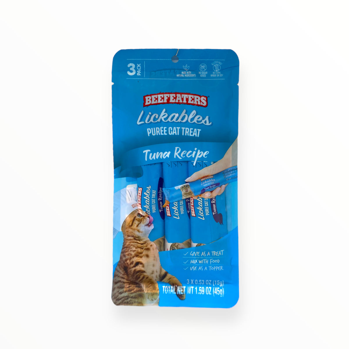 Beefeaters Lickables Puree Cat Treat 3pcs TUNA Recipe