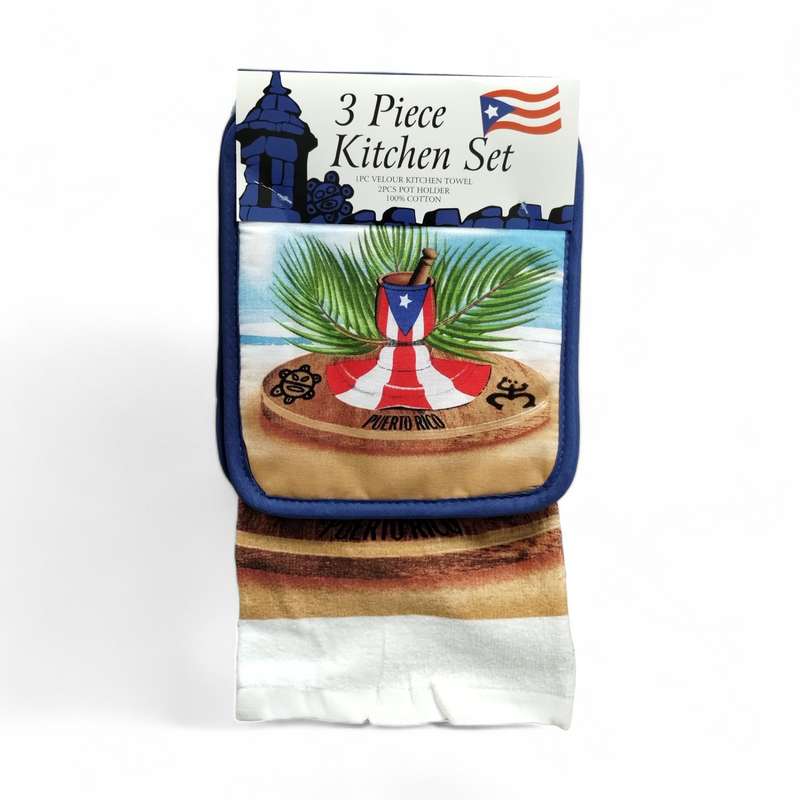 Colección de Cocina con Diseños de Puerto Rico