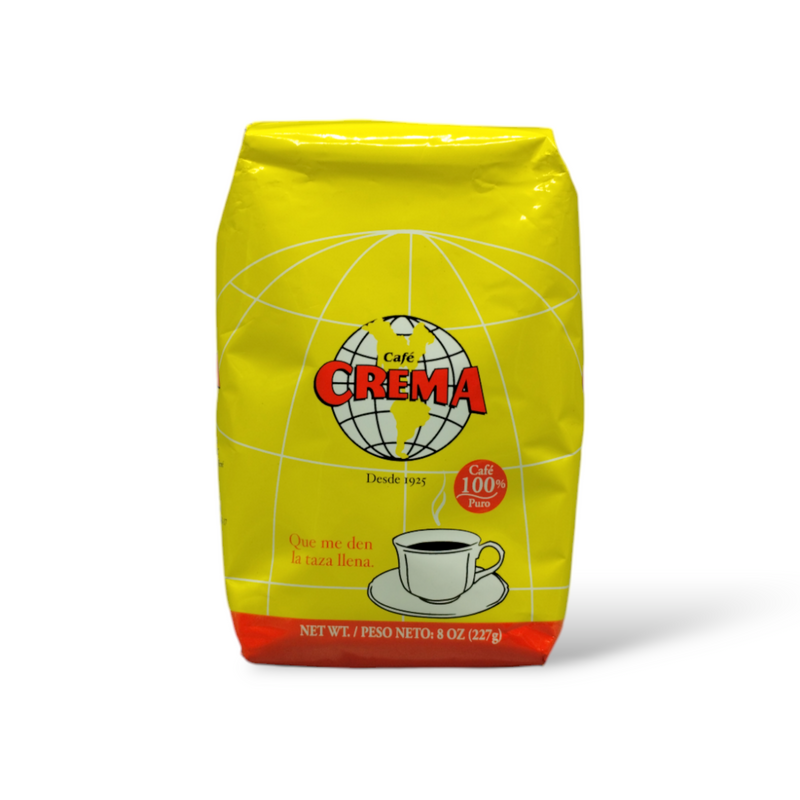 Café Crema 100% Puro 8oz (Ground Coffee)