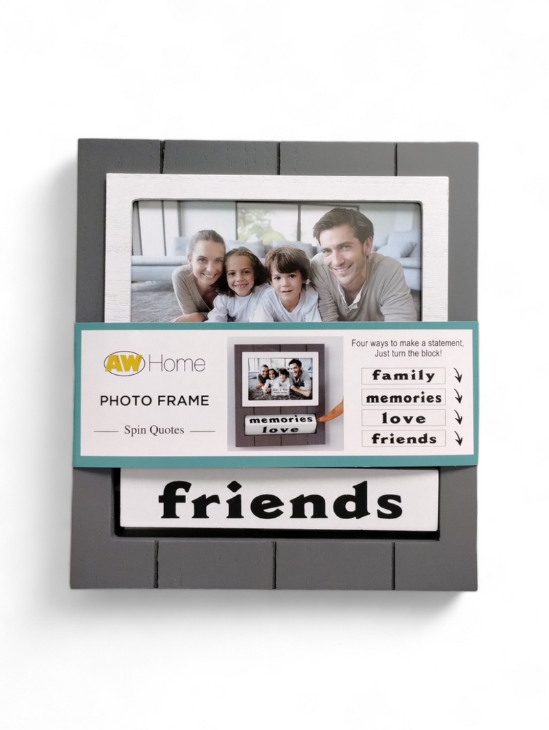 Rotating Word Picture Frame (6" x 4")