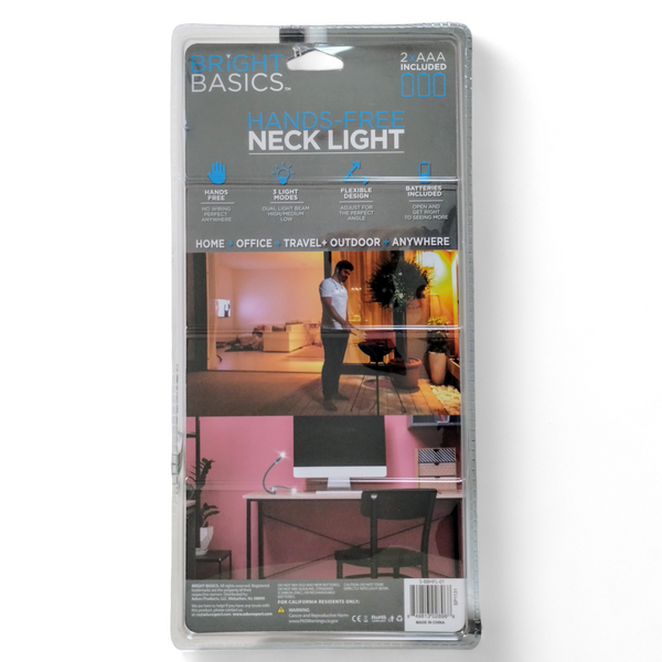 Bright Basics - Hands Free Neck Light (3 Brightness Modes)