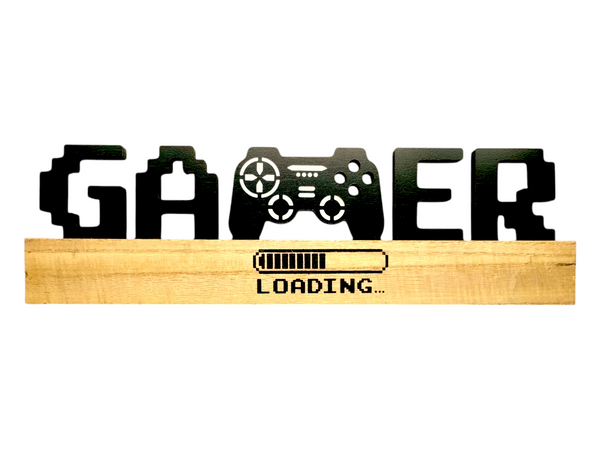 Placa Gamer en madera