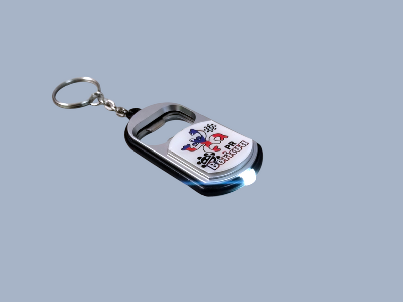 Puerto Rico Souvenir - Keychain with Bottle Opener and Light