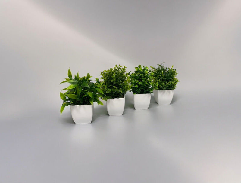 Plantas Artificiales Decorativas - Tamaño Pequeño / Tiesto Plástico