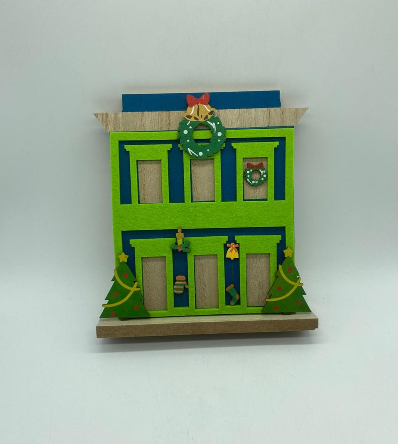 Placa en Madera - Casa Navideña Viejo San Juan (3 estilos)