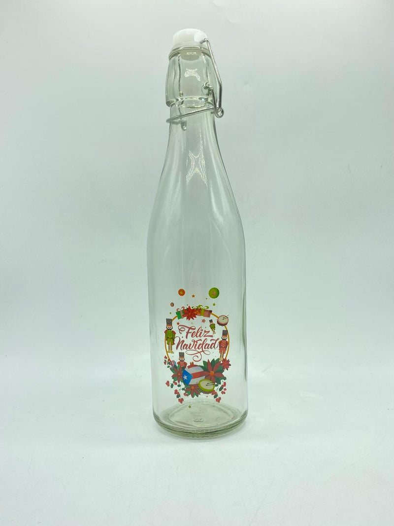 Botellas de Coquito 16oz (Surtido - Estilos Navideños)