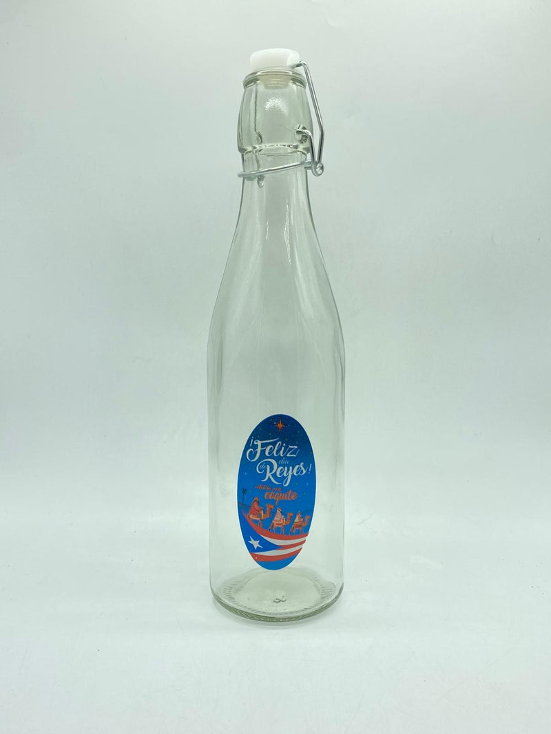 Botellas de Coquito 16oz (Surtido - Estilos Navideños)