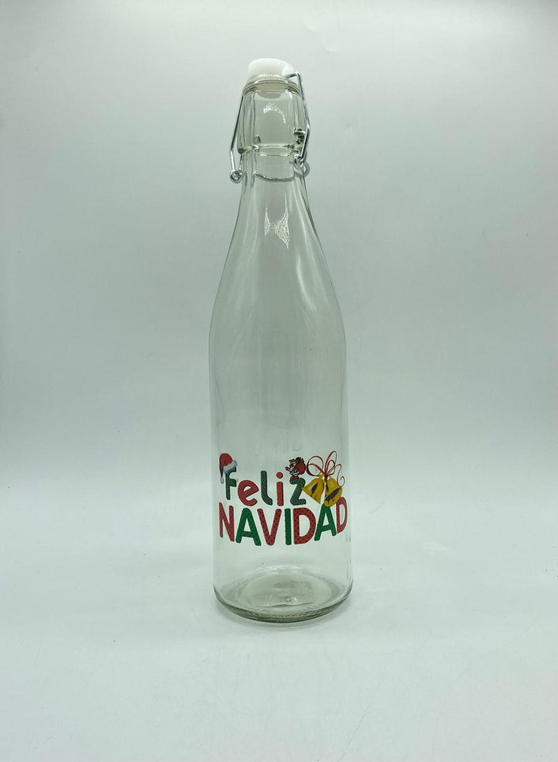 Botellas de Coquito 16oz (Surtido - Estilos Navideños)