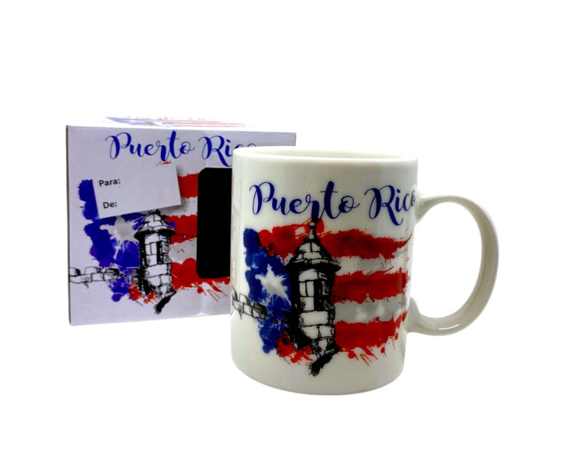 Souvenirs de Puerto Rico - Tazas en Cerámica con Empaque 11oz (Variedad)