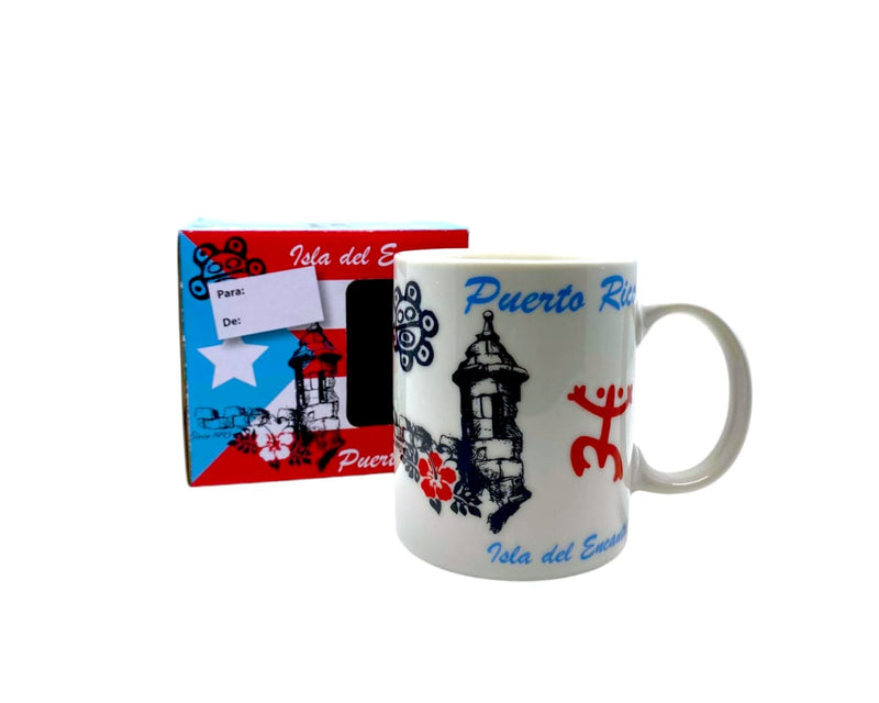 Souvenirs de Puerto Rico - Tazas en Cerámica con Empaque 11oz (Variedad)