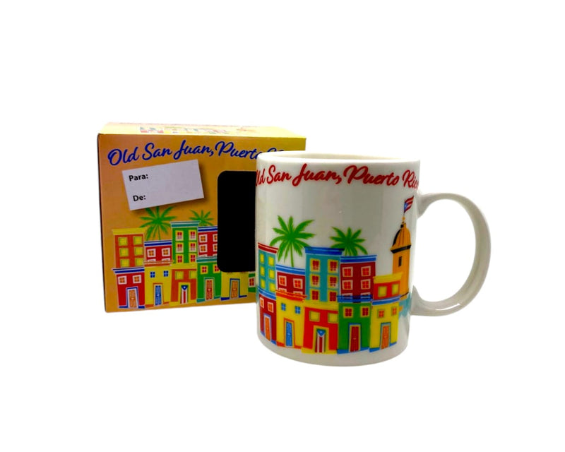 Souvenirs de Puerto Rico - Tazas en Cerámica con Empaque 11oz (Variedad)