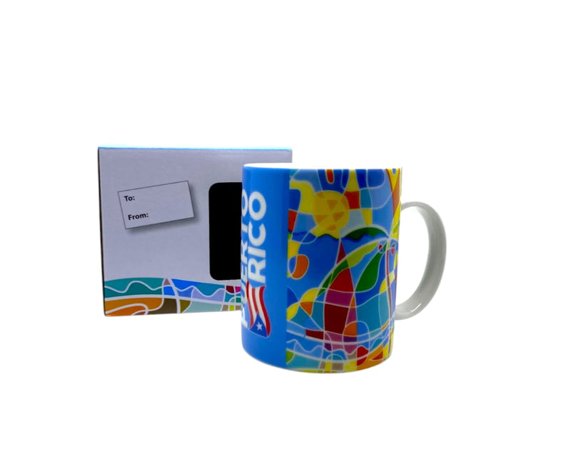 Souvenirs de Puerto Rico - Tazas en Cerámica con Empaque 11oz (Variedad)