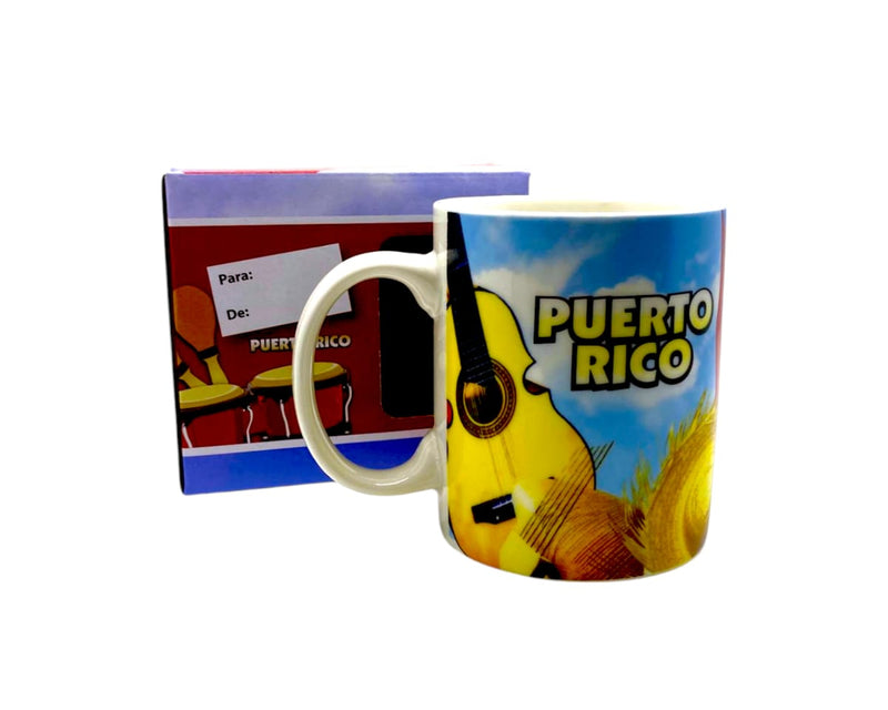 Souvenirs de Puerto Rico - Tazas en Cerámica con Empaque 11oz (Variedad)