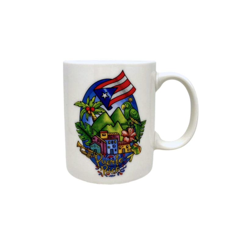 Souvenirs de Puerto Rico - Tazas en Cerámica 11oz (Variedad)