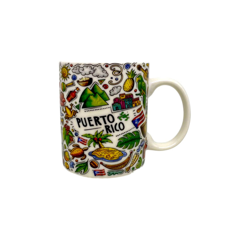 Souvenirs de Puerto Rico - Tazas en Cerámica 11oz (Variedad)