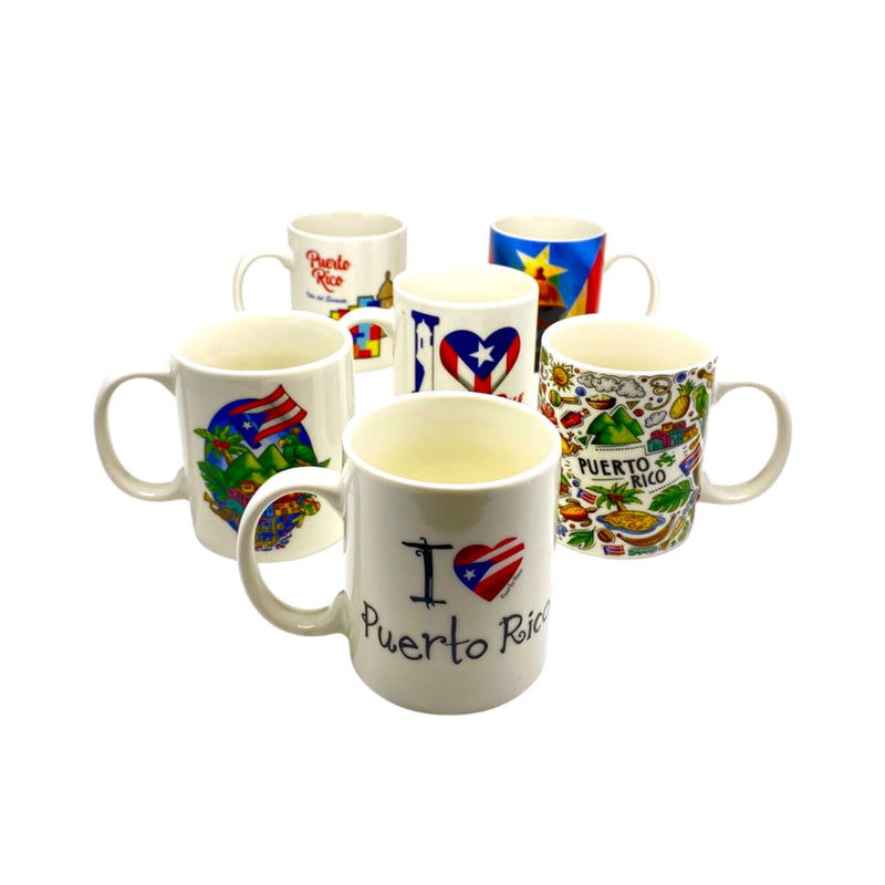 Souvenirs de Puerto Rico - Tazas en Cerámica 11oz (Variedad)