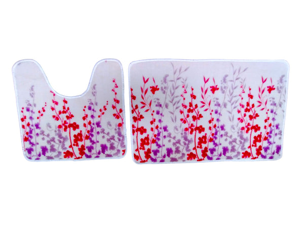 Bath- 2PC Bath Mat Set Wisteria