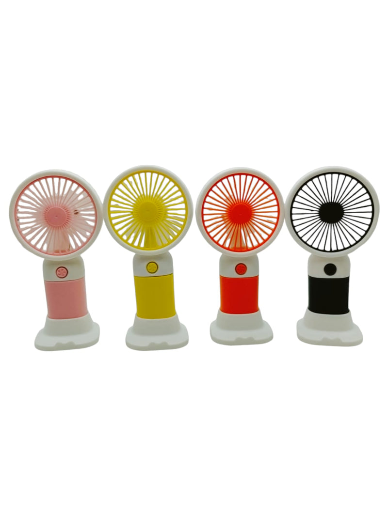 Mini rechargeable fan with stand