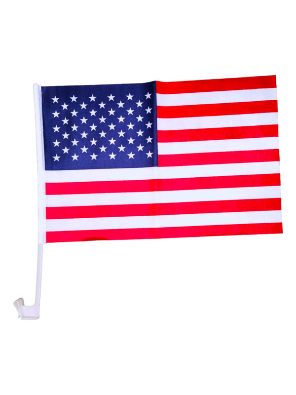 Souvenirs de Puerto Rico- Car Window Clip USA American Flag