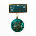 Christmas at The Beach - Ornamento de Moneda de Mar