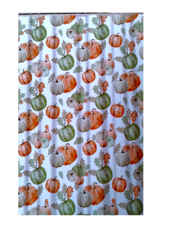 Otoño- Shower Pumpkin Curtain